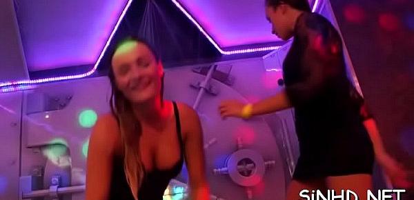  Loads of hot love tunnels and wicked perky tits during orgy party